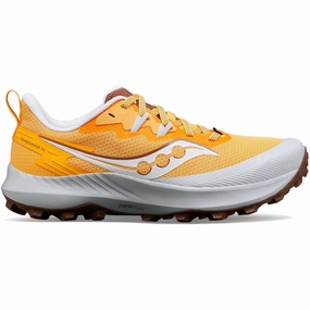 Saucony Peregrine 14 Womens Trail Running Shoes - Yellow Saucony Peregrine runners