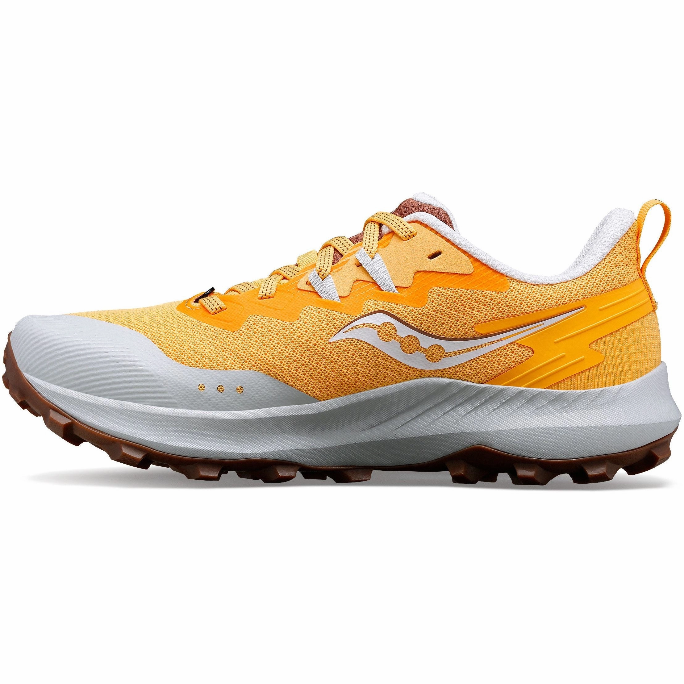 Saucony Peregrine 14 Womens Trail Running Shoes - Yellow Off-Road Grip Sneakers