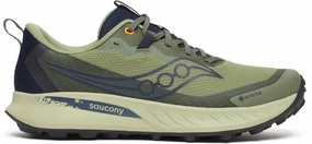 Saucony Peregrine 15 GORE-TEX Mens Trail Running Shoes - Green Saucony Peregrine runners
