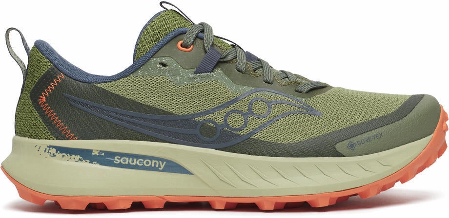 Saucony Peregrine 15 GORE-TEX Womens Trail Running Shoes - Green Saucony footwear options