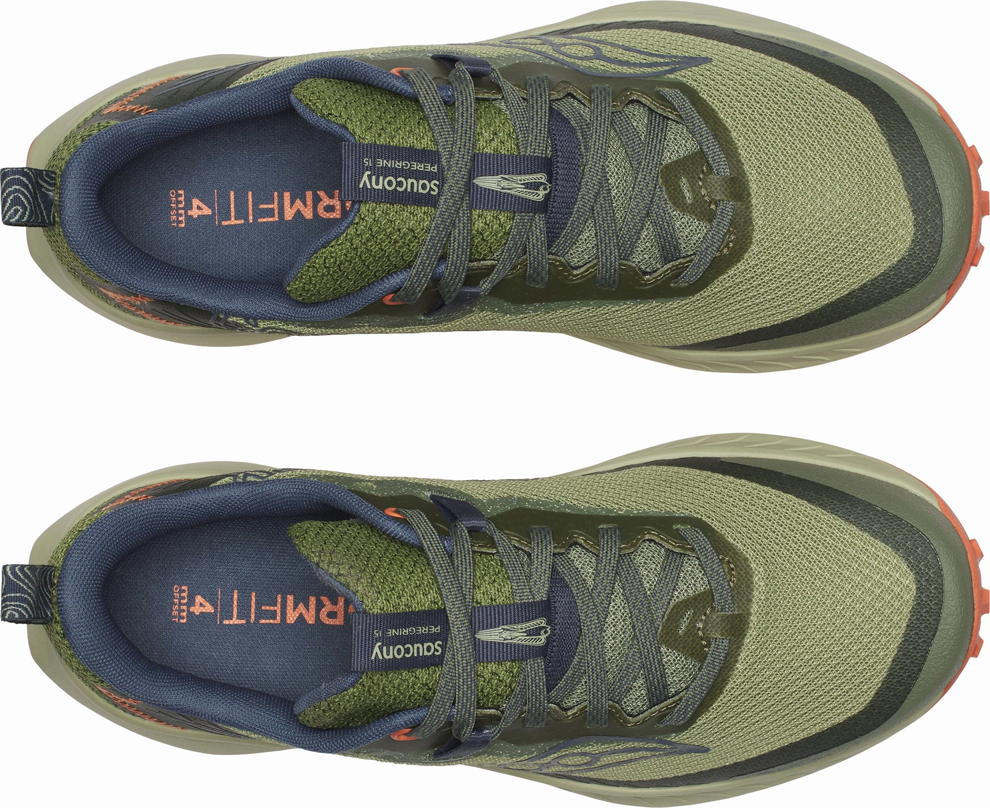 Saucony Peregrine 15 GORE-TEX Womens Trail Running Shoes - Green Off-Road Grip Sneakers