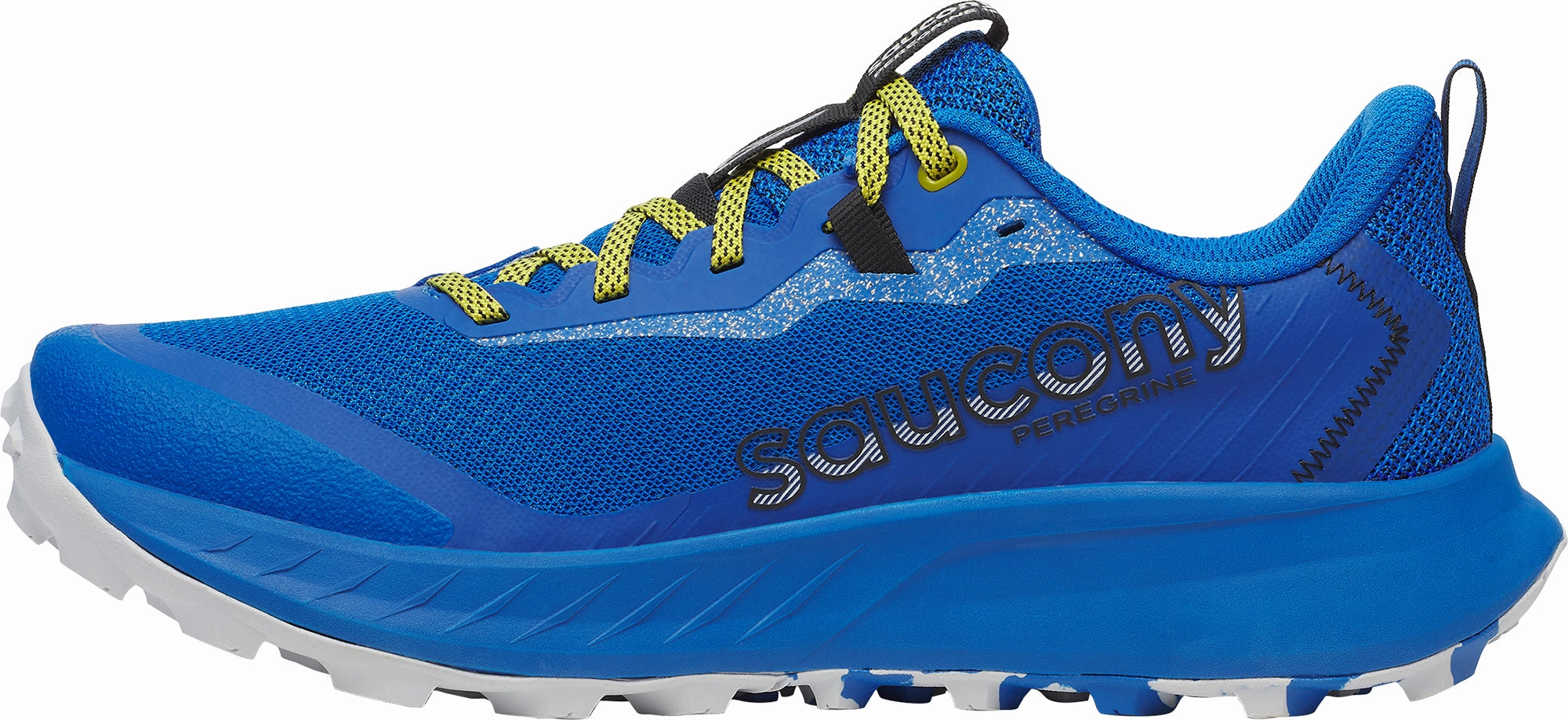 Saucony Peregrine 15 Mens Trail Running Shoes - Blue Balanced Fit Runners