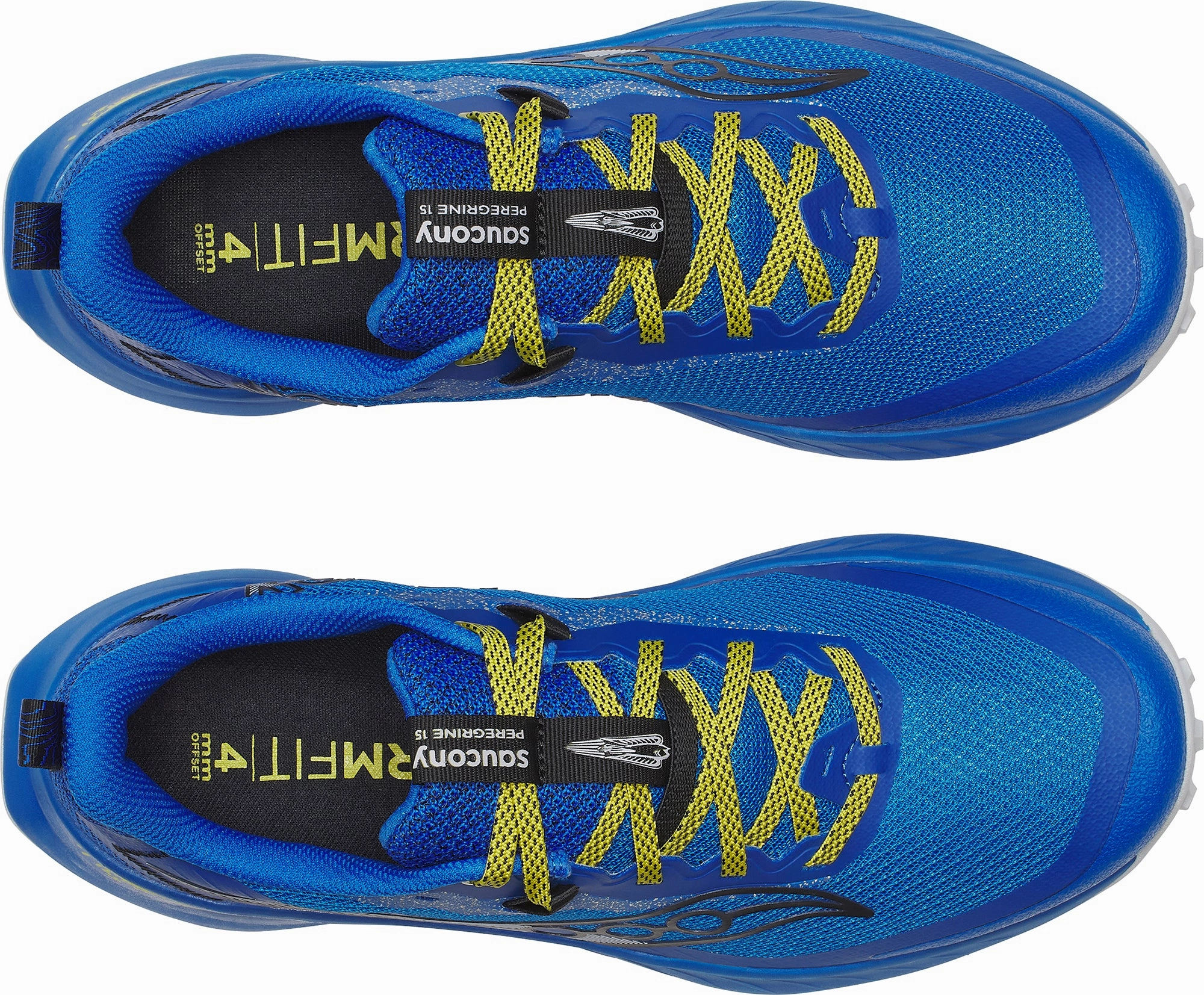 Saucony Peregrine 15 Mens Trail Running Shoes - Blue Off-Road Grip Sneakers
