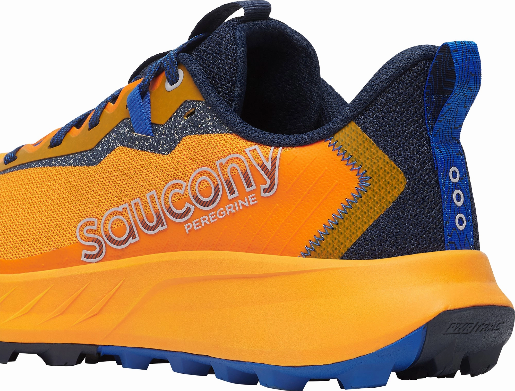 Saucony Peregrine 15 Mens Trail Running Shoes - Orange Balanced Fit Runners