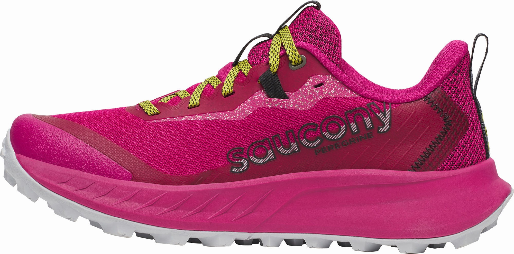 Saucony Peregrine 15 Womens Running Shoes - Pink Balanced Fit Runners