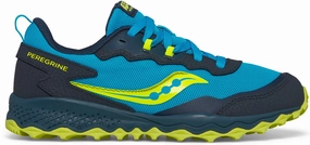 Saucony Peregrine KDZ Junior Trail Running Shoes - Blue Saucony Peregrine runners