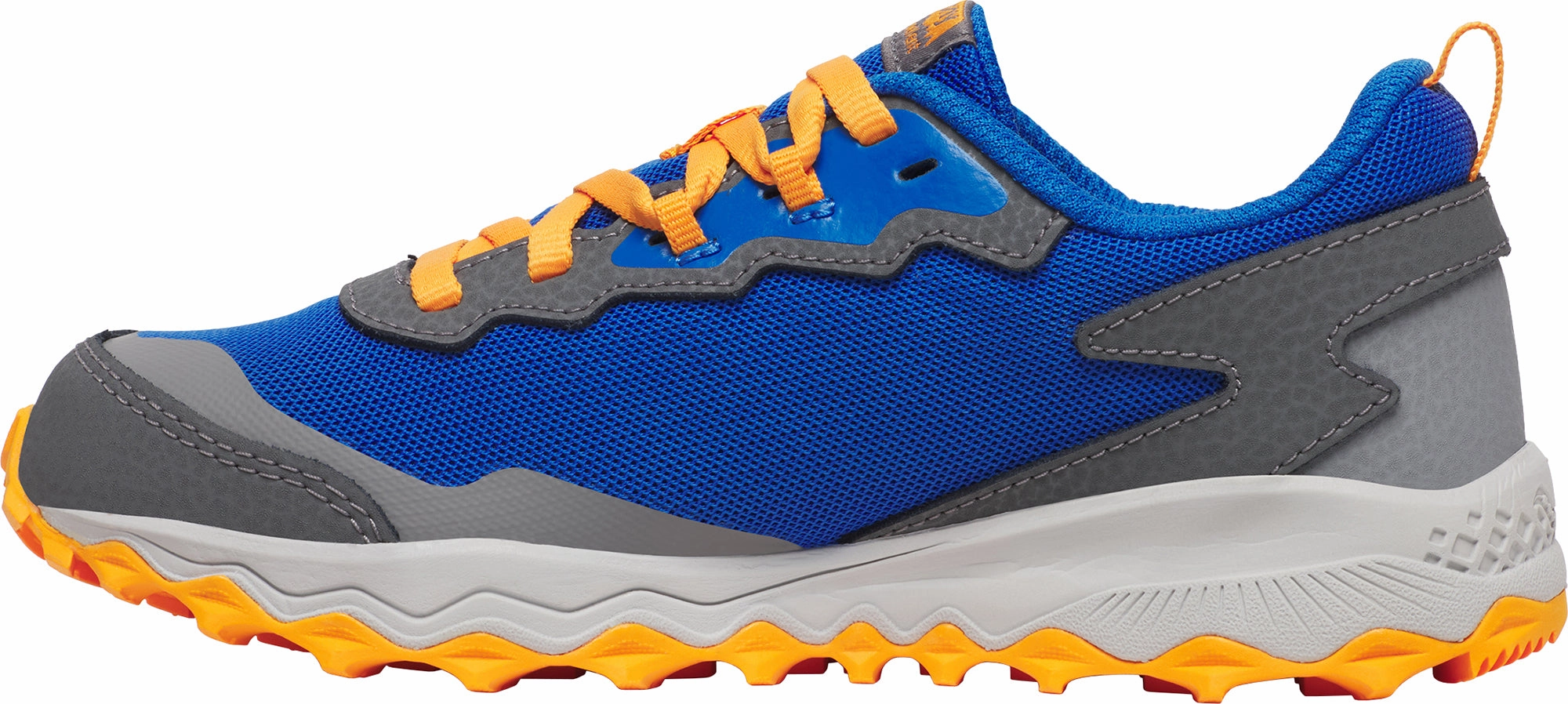 Saucony Peregrine KDZ Shield Junior Trail Running Shoes - Blue Off-Road Grip Sneakers