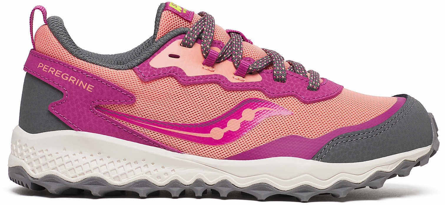 Saucony Peregrine KDZ Shield Junior Trail Running Shoes - Pink Saucony footwear options