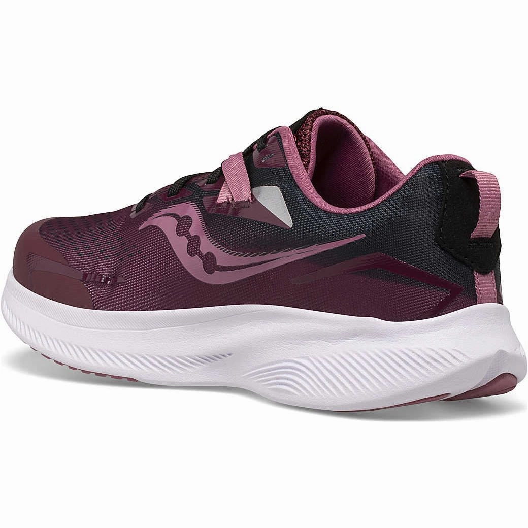 Saucony Ride 15 Junior Running Shoes - Red Smooth Ride Shoes