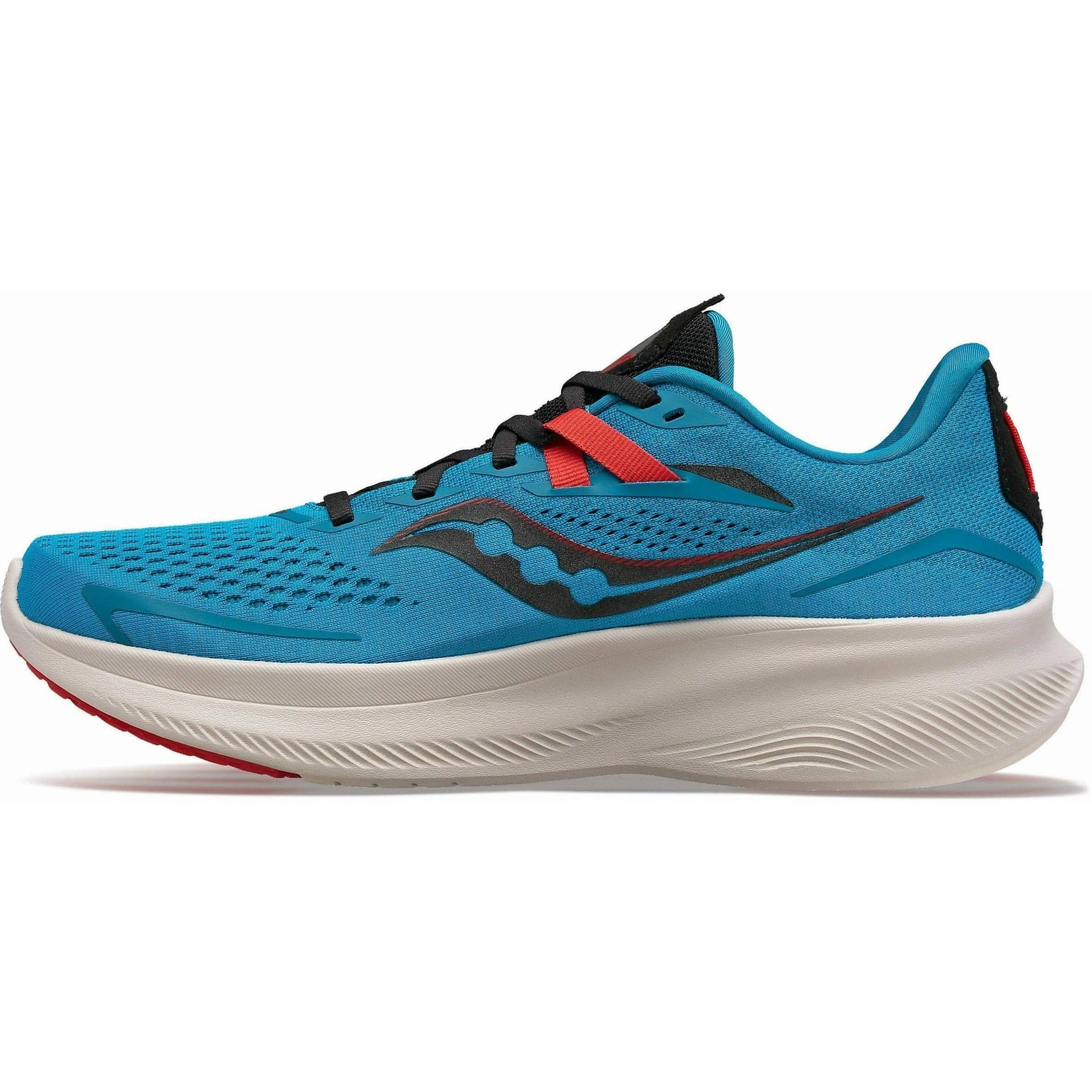 Saucony Ride 15 Mens Running Shoes - Blue Smooth Ride Shoes