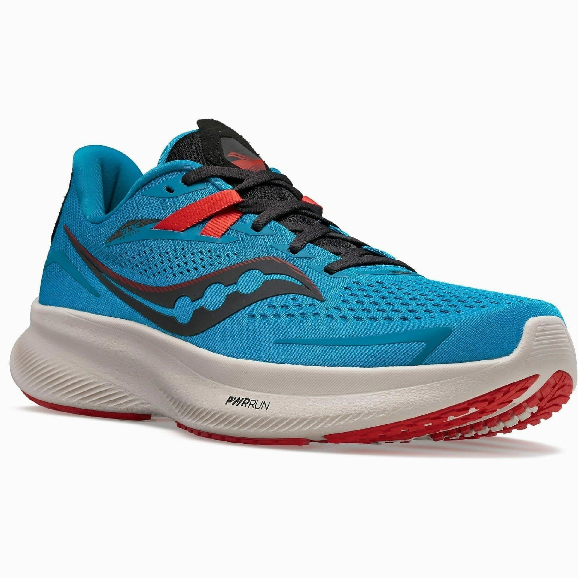 Saucony Ride 15 Mens Running Shoes - Blue Smooth Ride Shoes