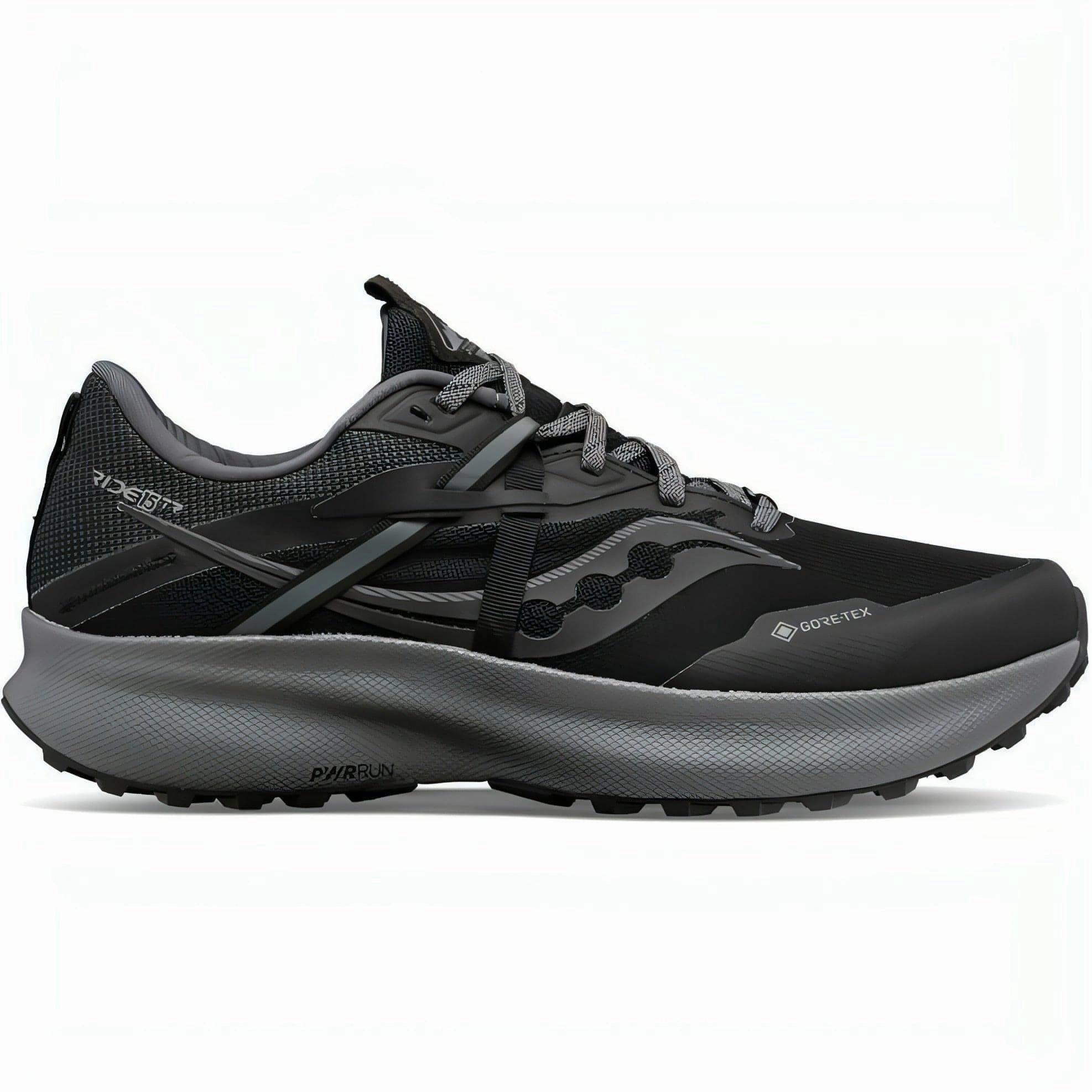 Saucony Ride 15 TR GORE-TEX Mens Trail Running Shoes - Black Saucony Ride shoes