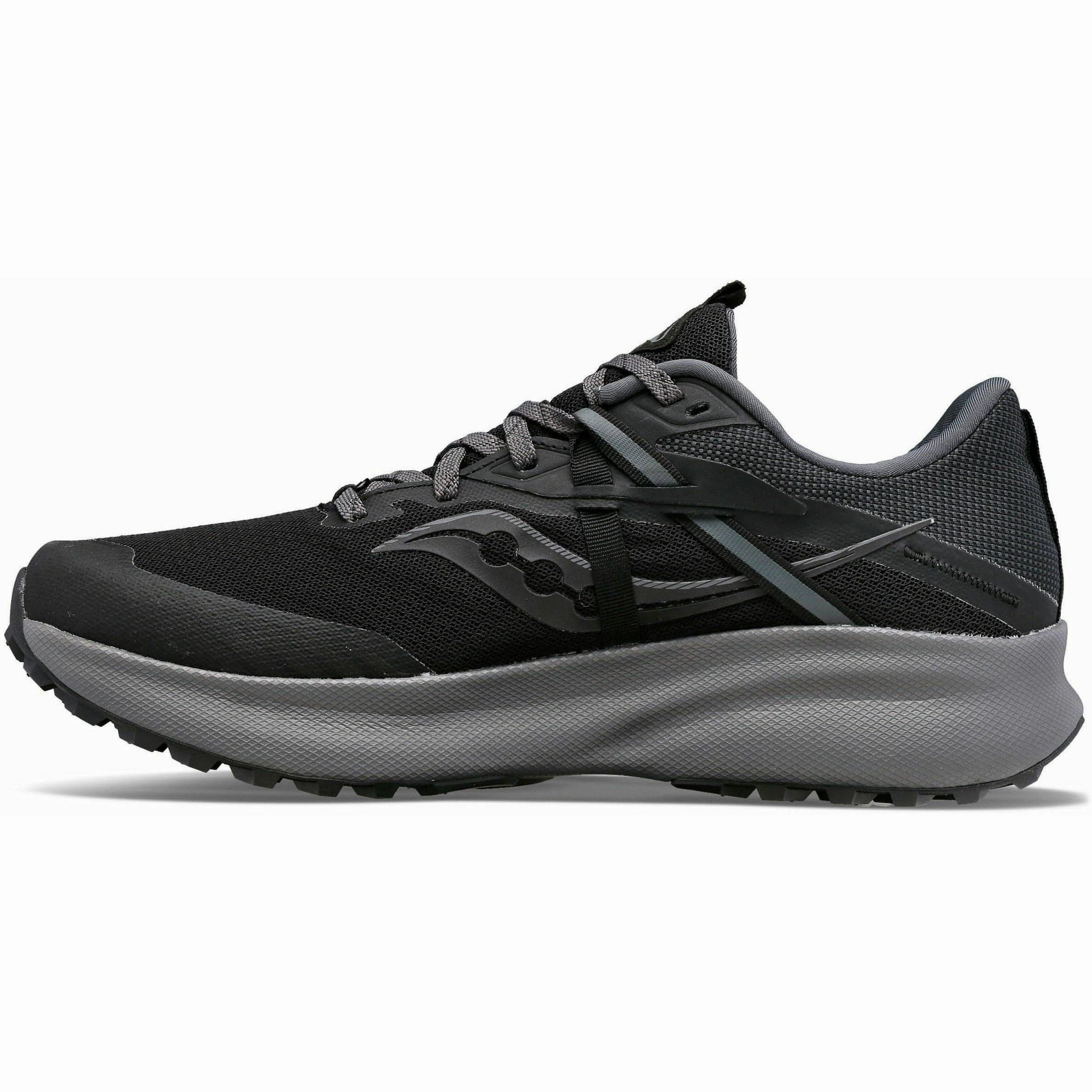 Saucony Ride 15 TR GORE-TEX Mens Trail Running Shoes - Black Smooth Ride Shoes