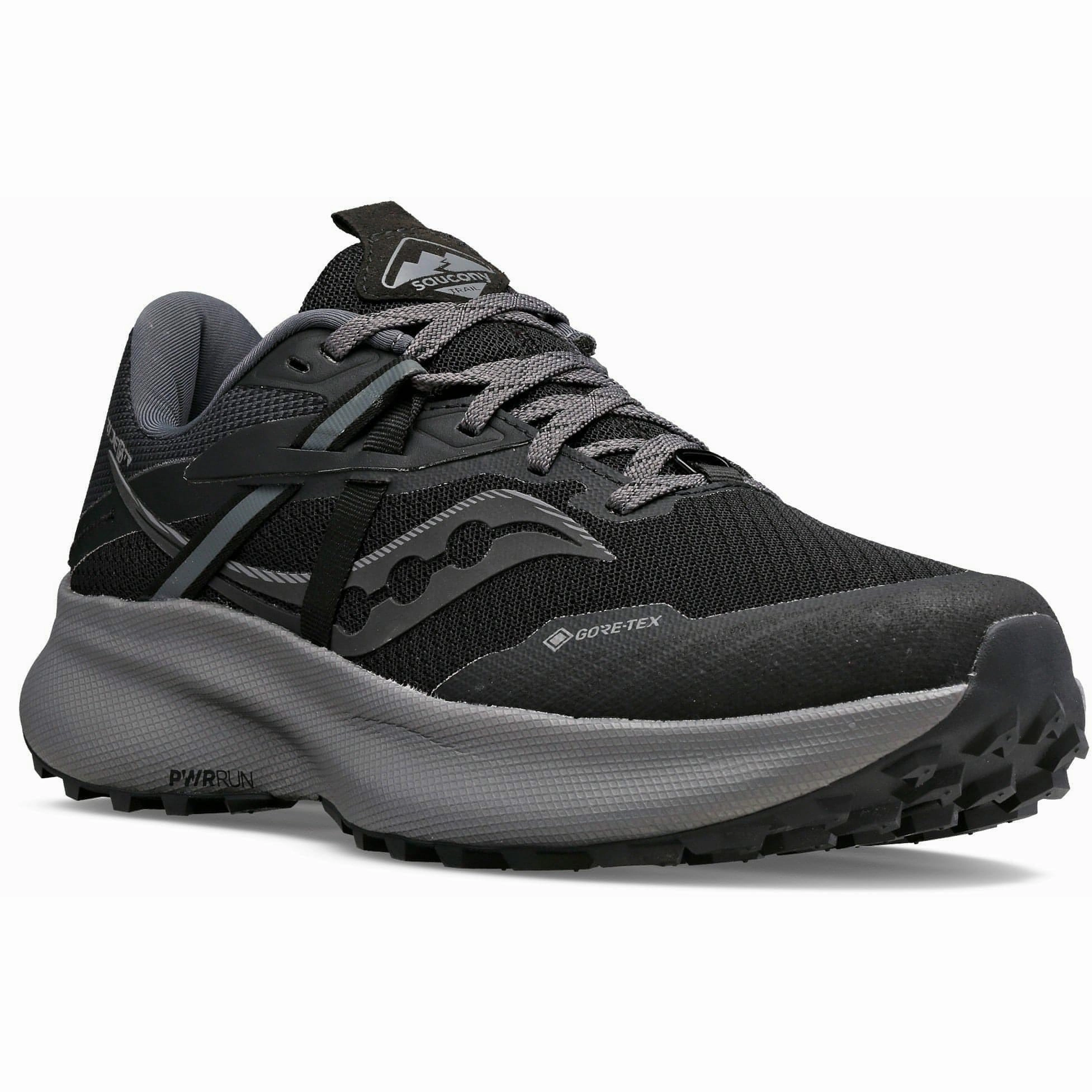 Saucony Ride 15 TR GORE-TEX Womens Trail Running Shoes - Black Smooth Ride Shoes