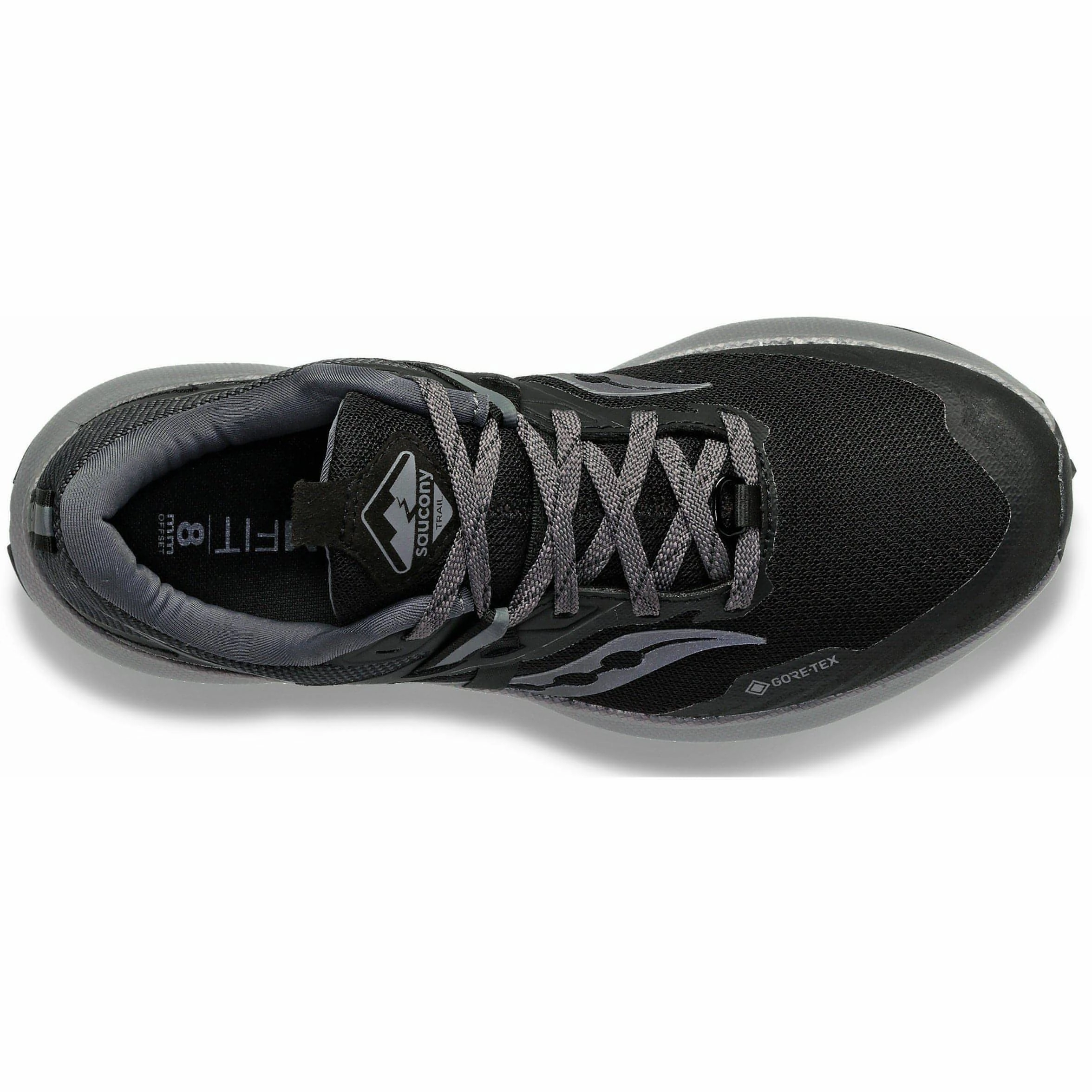 Saucony Ride 15 TR GORE-TEX Womens Trail Running Shoes - Black Smooth Ride Shoes