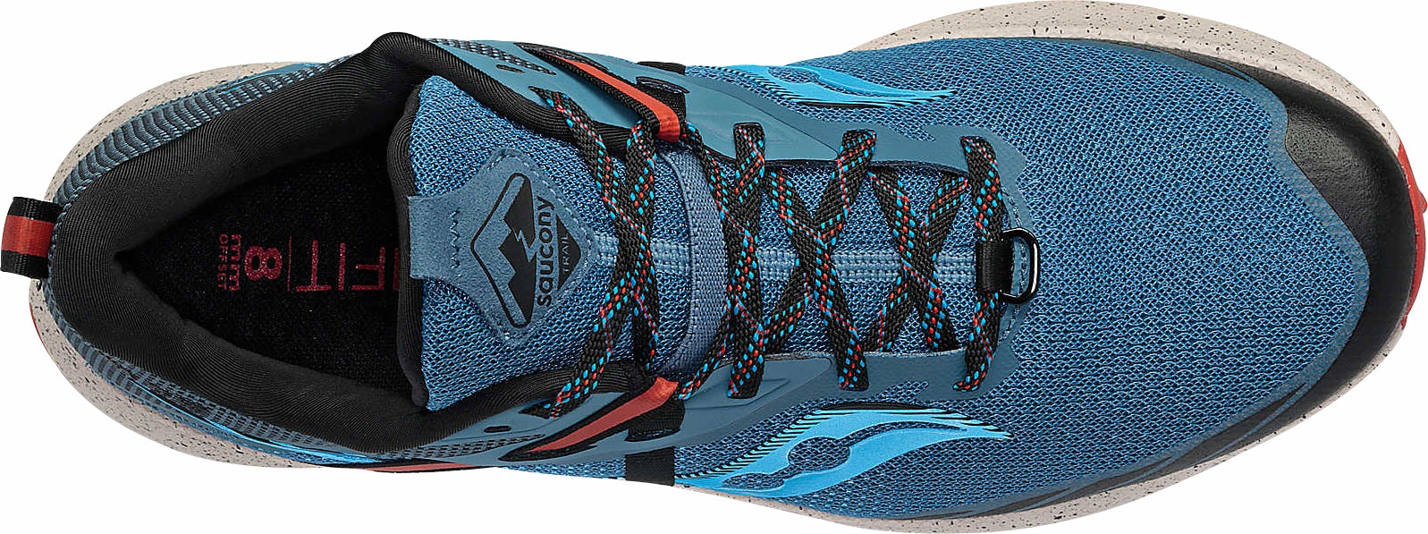 Saucony Ride 15 TR Mens Trail Running Shoes - Blue Smooth Ride Shoes