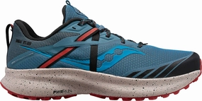 Saucony Ride 15 TR Mens Trail Running Shoes - Blue Saucony Ride shoes