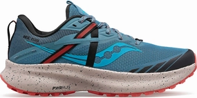 Saucony Ride 15 TR Womens Trail Running Shoes - Blue Saucony Ride shoes