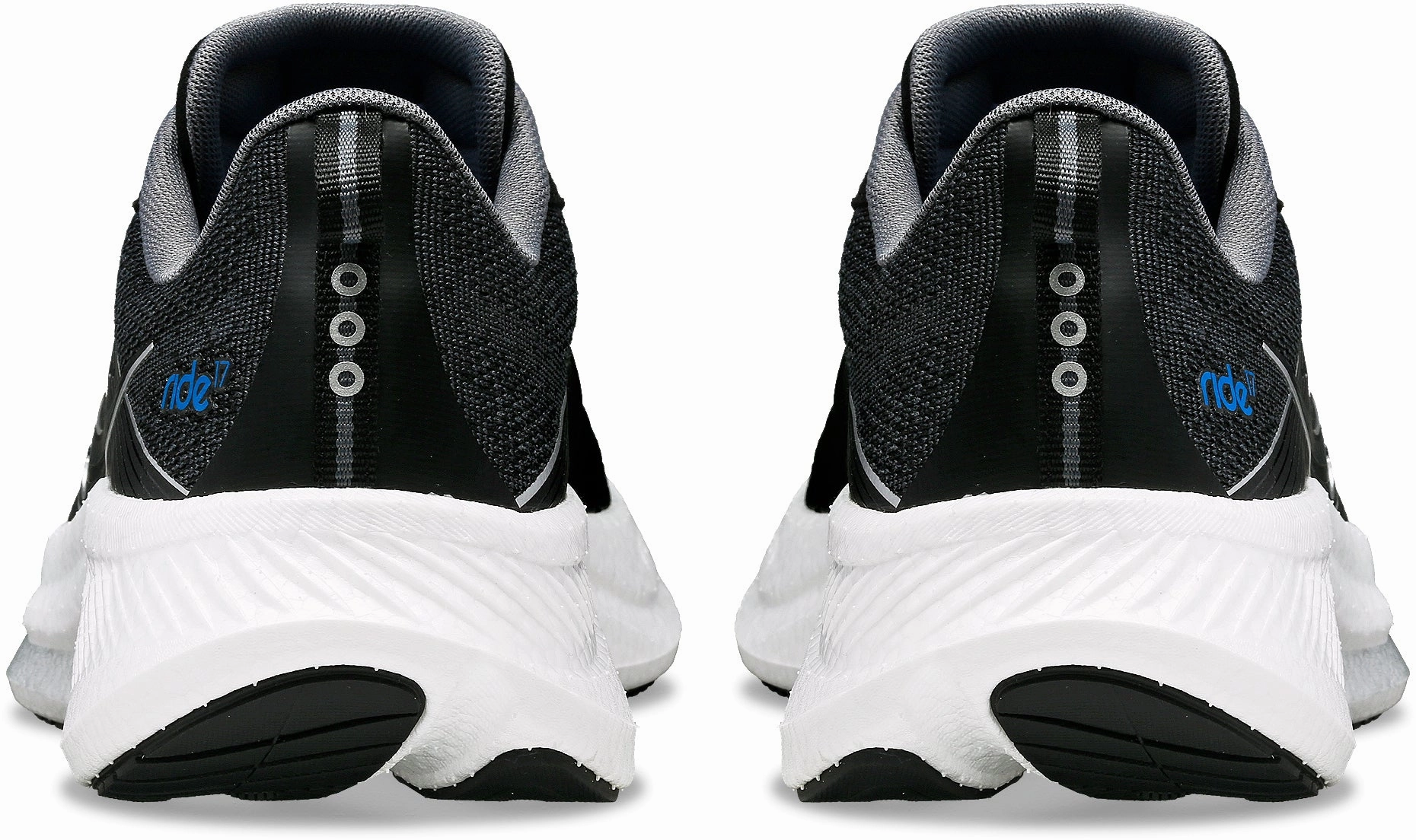 Saucony Ride 17 Mens Running Shoes - Black Smooth Ride Shoes