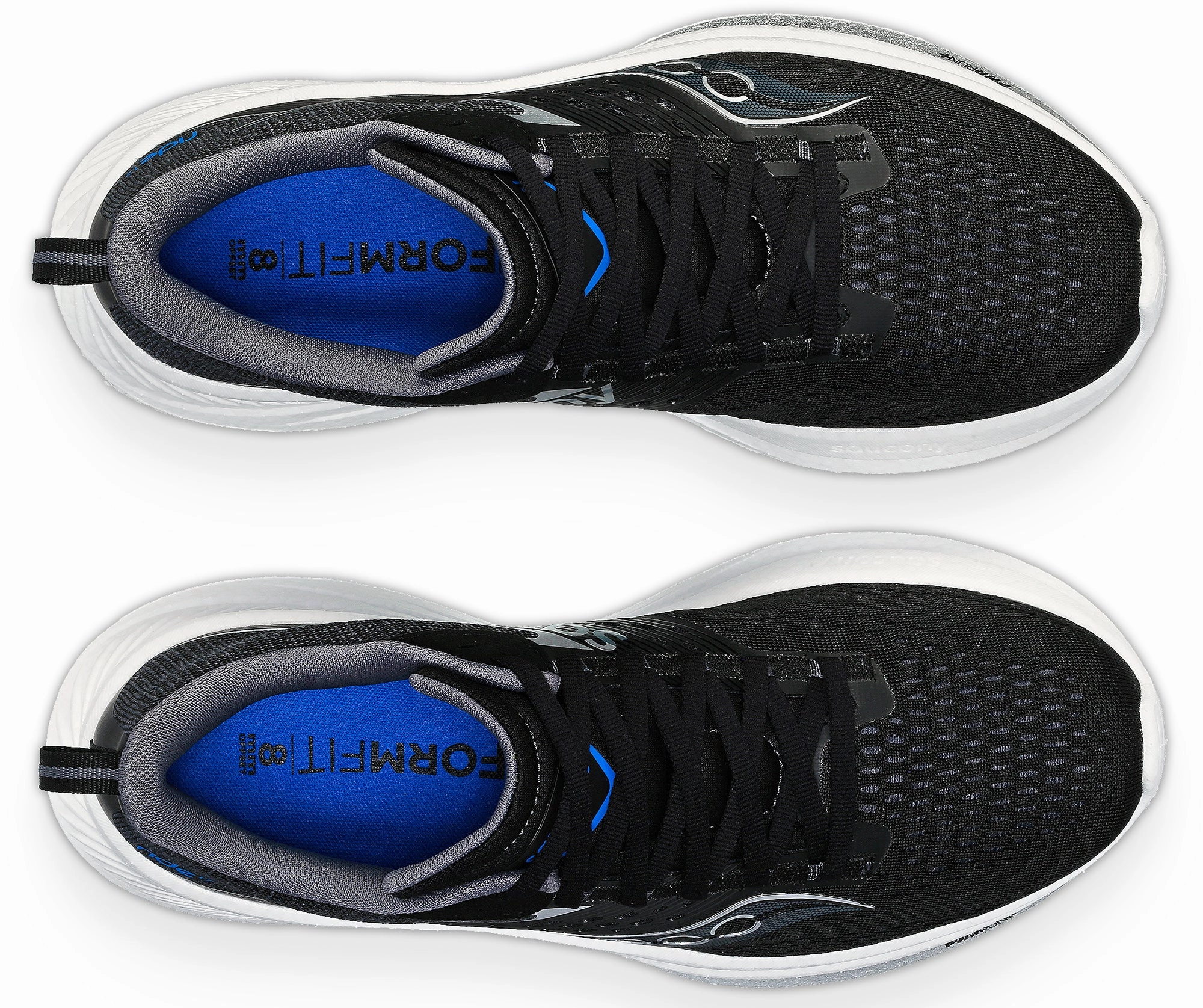 Saucony Ride 17 Mens Running Shoes - Black Smooth Ride Shoes