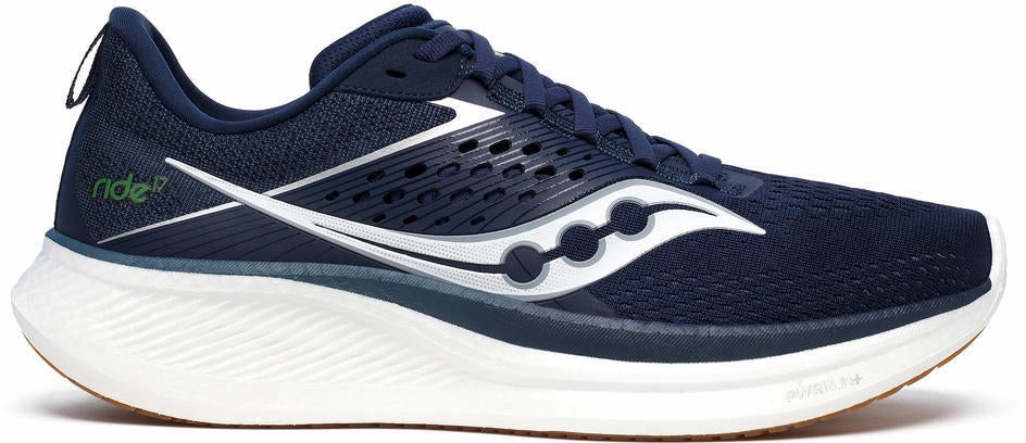 Saucony Ride 17 Mens Running Shoes - Navy Saucony Ride shoes