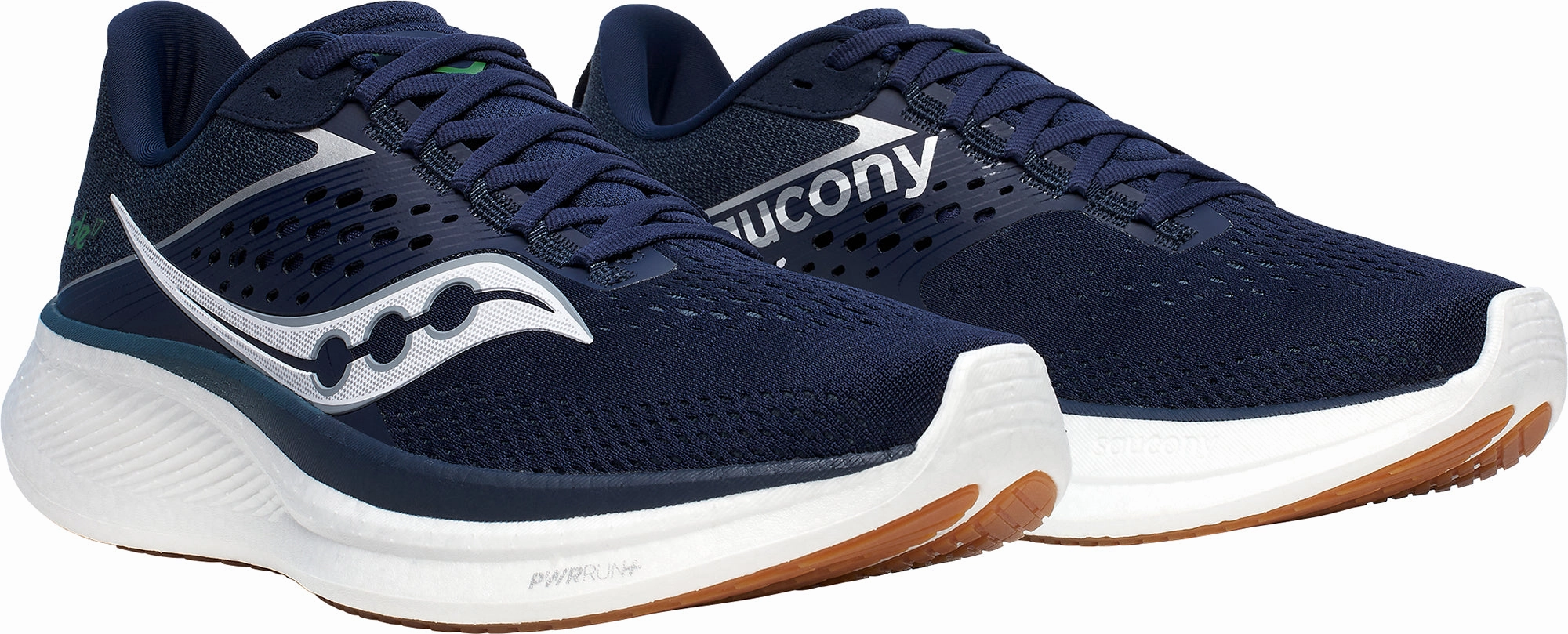 Saucony Ride 17 Mens Running Shoes - Navy Smooth Ride Shoes