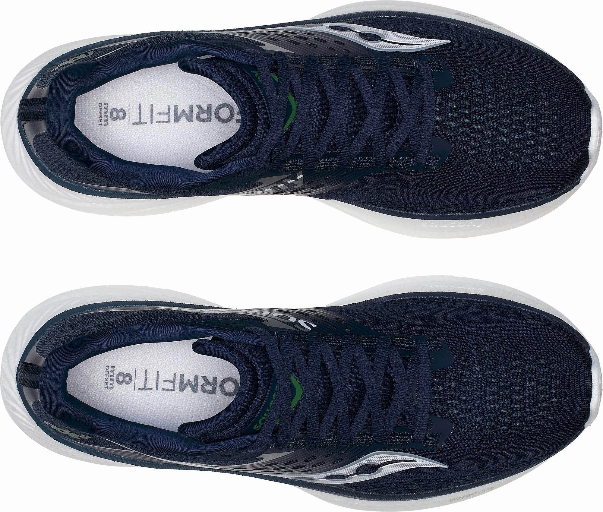 Saucony Ride 17 Mens Running Shoes - Navy Smooth Ride Shoes