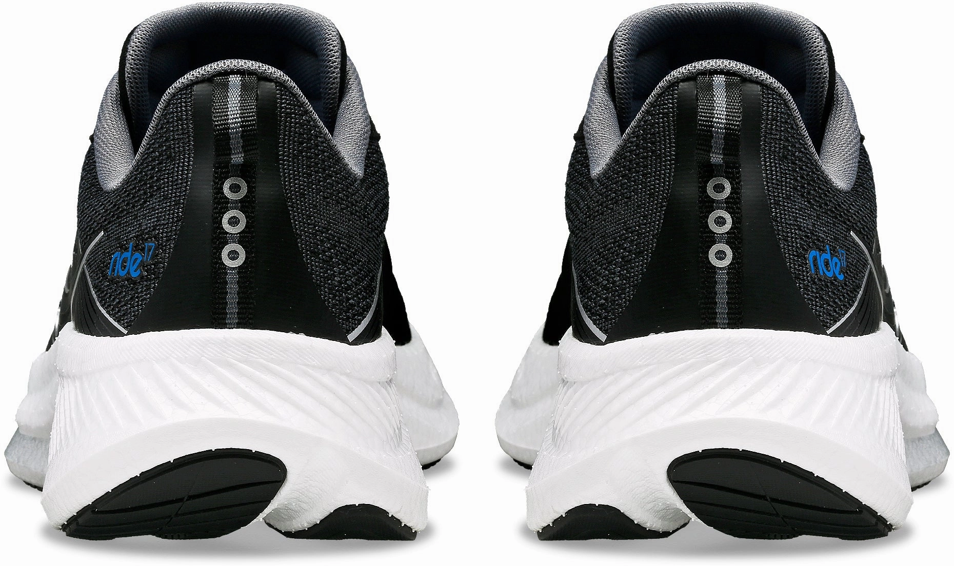 Saucony Ride 17 Womens Running Shoes - Black Smooth Ride Shoes