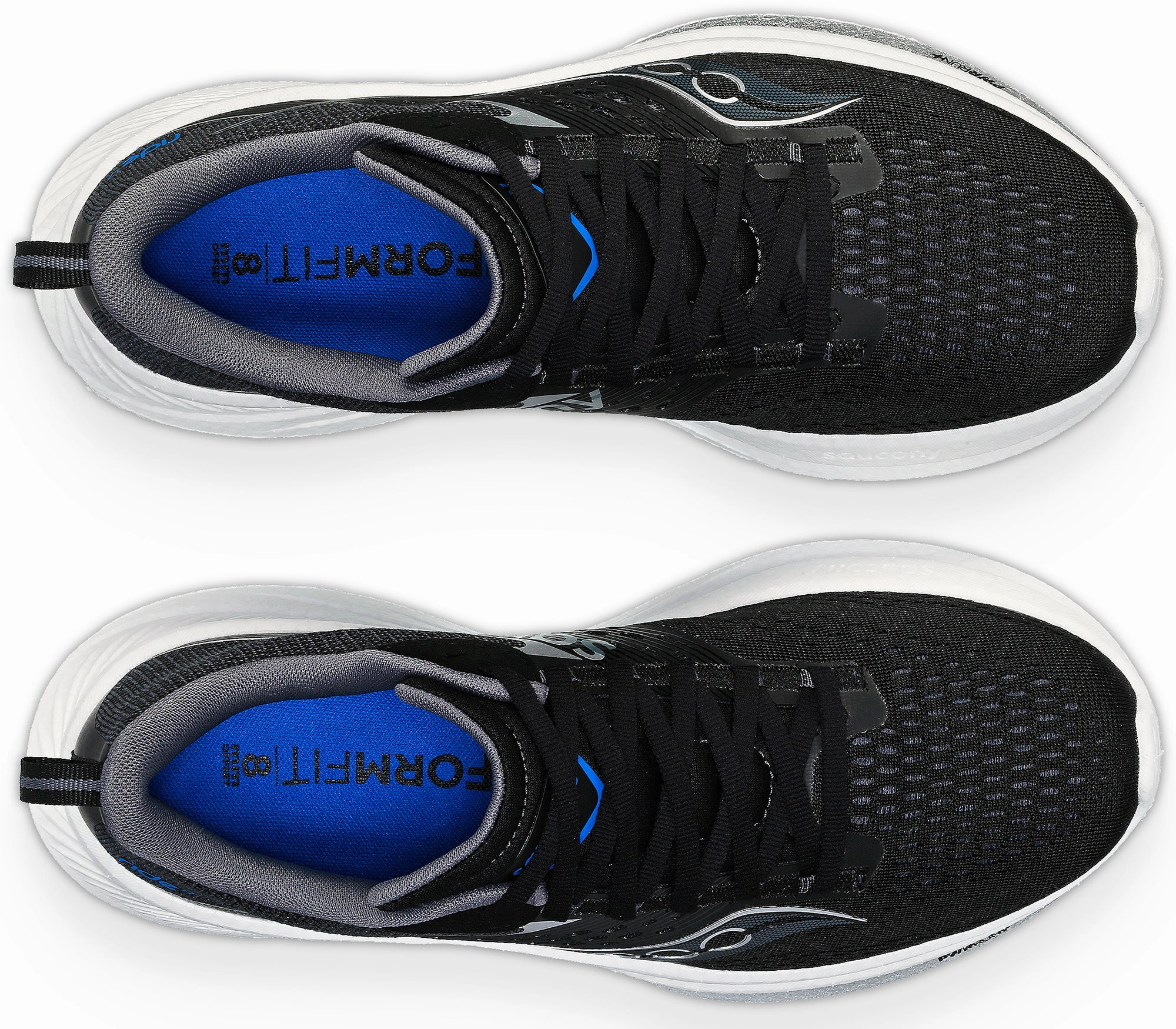 Saucony Ride 17 Womens Running Shoes - Black Smooth Ride Shoes