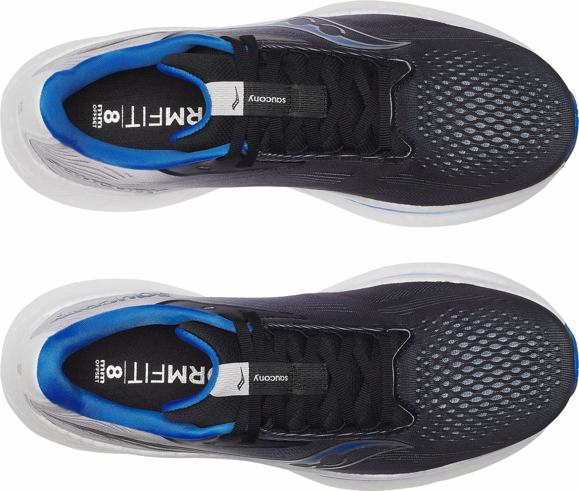 Saucony Ride 18 Mens Running Shoes - Black Smooth Ride Shoes