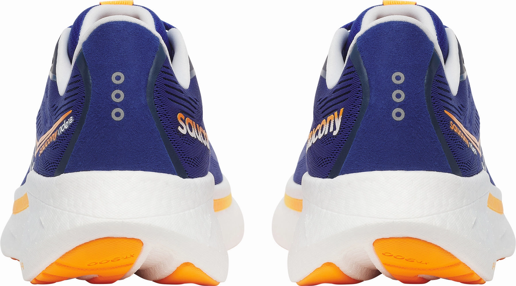 Saucony Ride 18 Mens Running Shoes - Blue Balanced Fit Runners