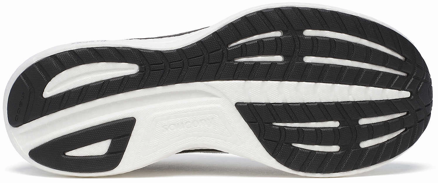 Saucony Ride 18 WIDE FIT Mens Running Shoes - Black Smooth Ride Shoes