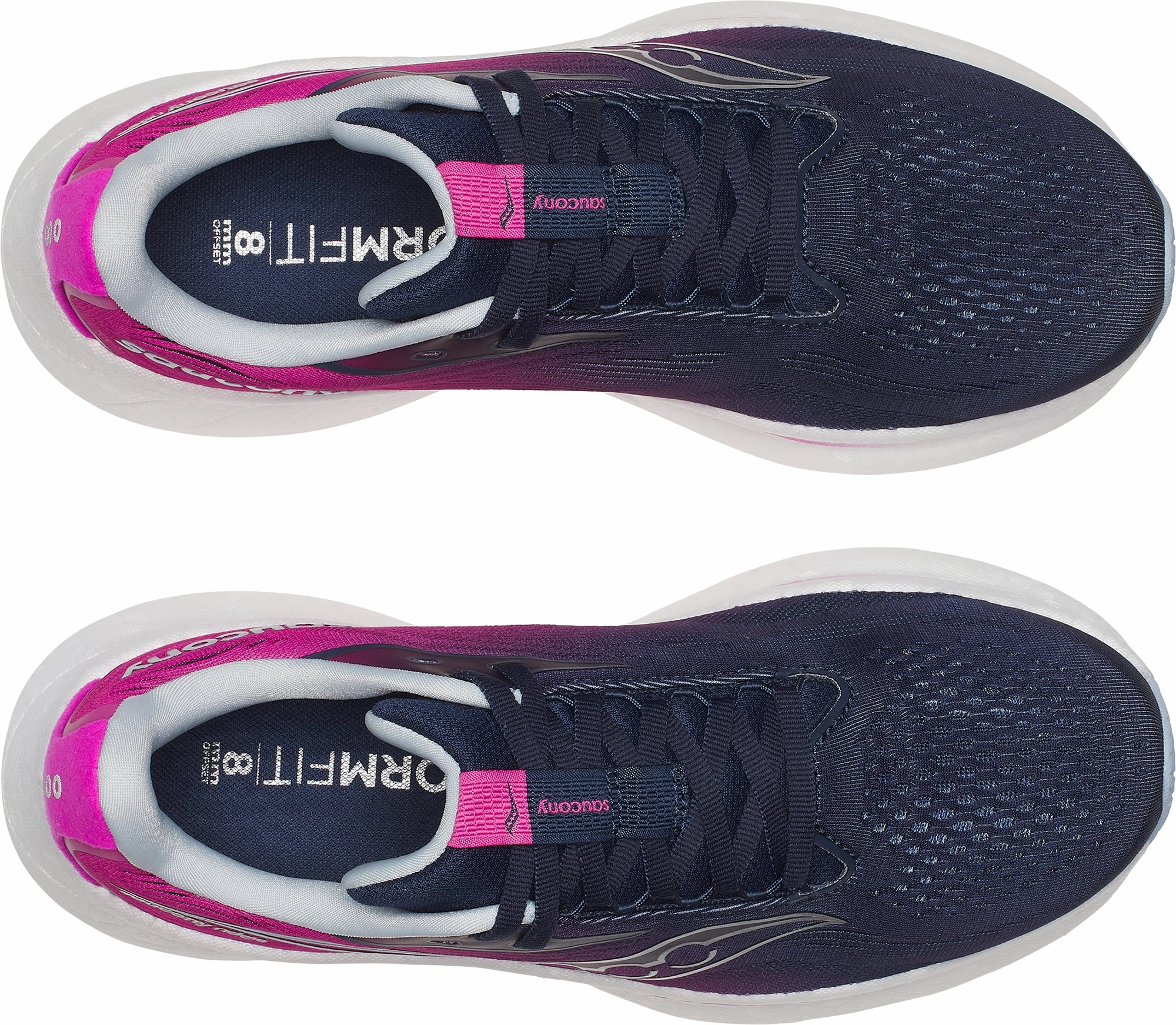 Saucony Ride 18 Womens Running Shoes - Blue Smooth Ride Shoes