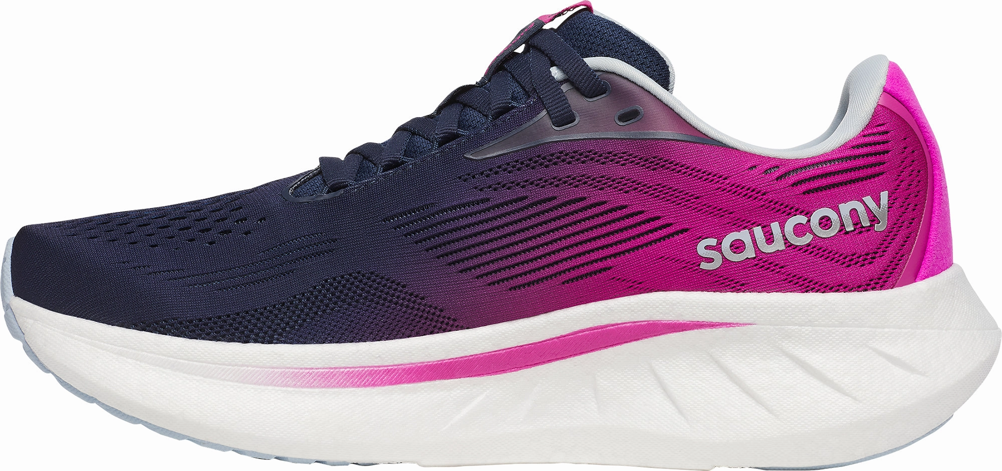 Saucony Ride 18 Womens Running Shoes - Blue Smooth Ride Shoes