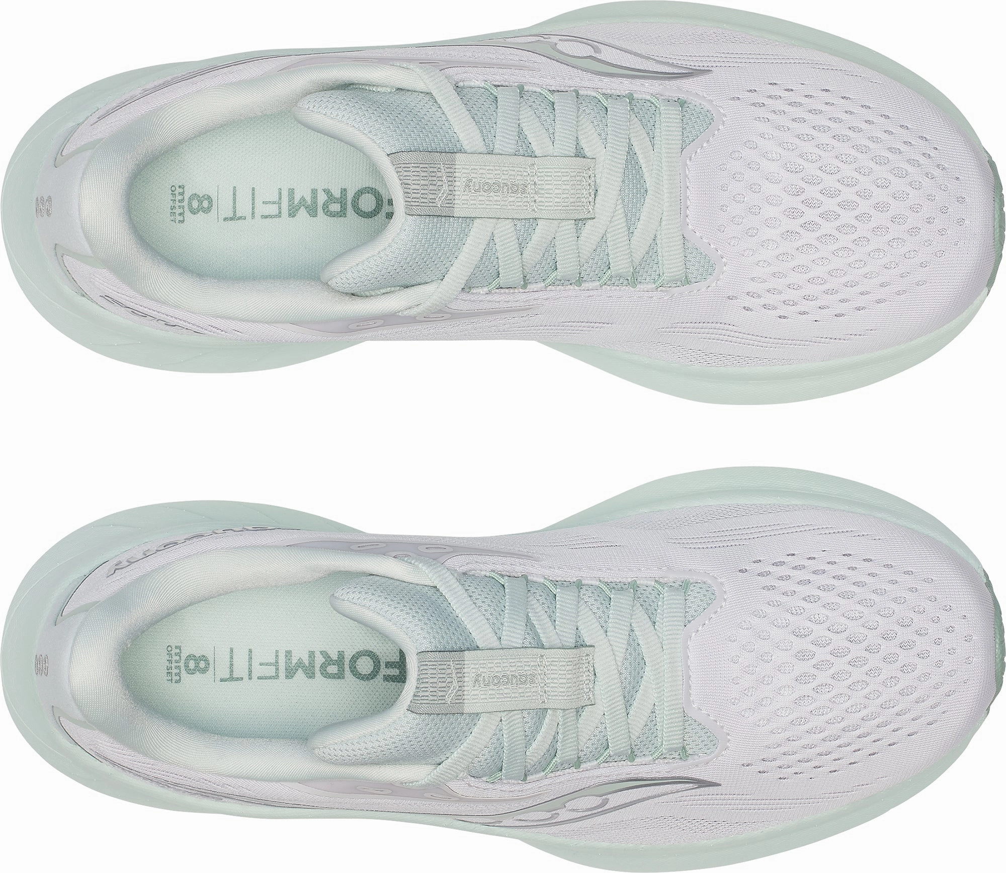 Saucony Ride 18 Womens Running Shoes - Grey Smooth Ride Shoes