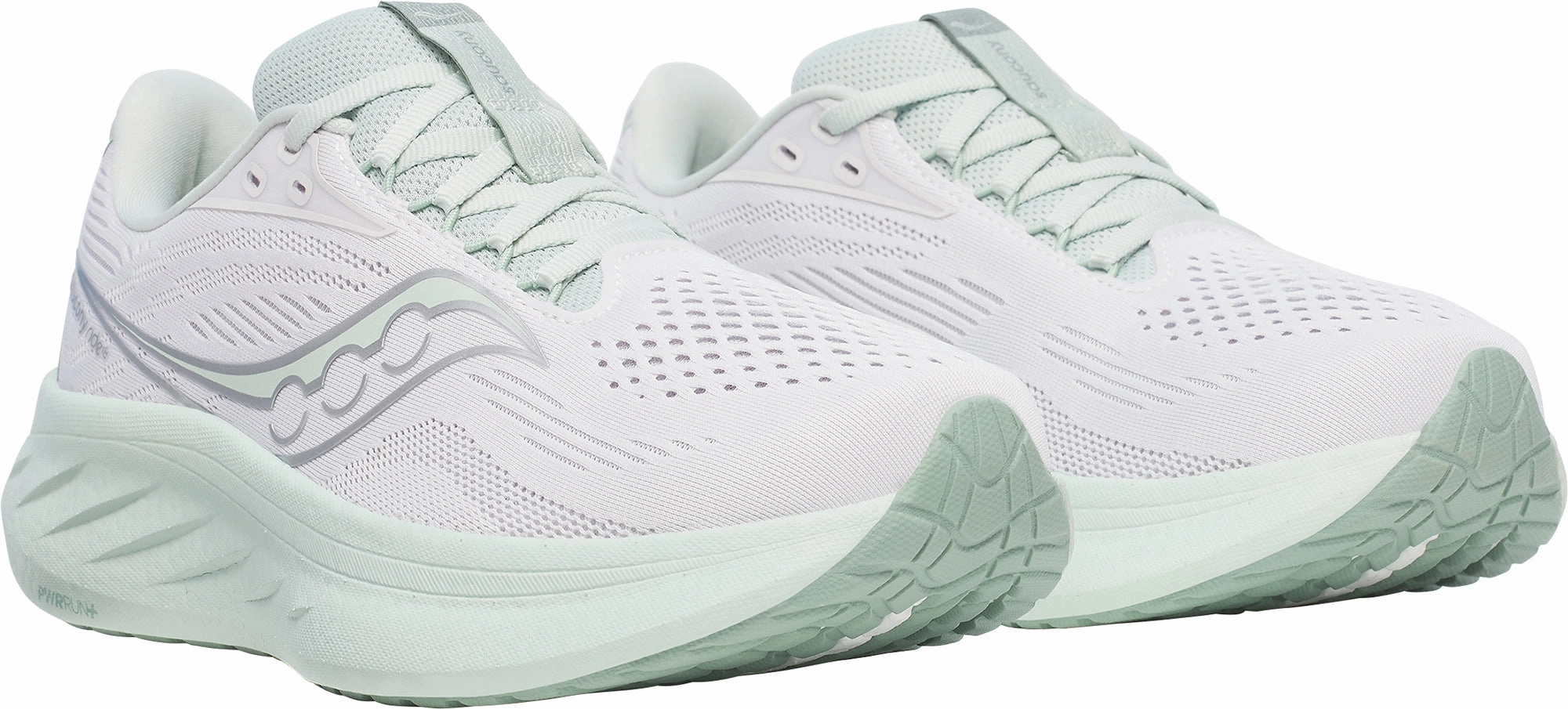 Saucony Ride 18 Womens Running Shoes - Grey Smooth Ride Shoes