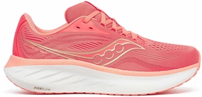 Saucony Ride 18 Womens Running Shoes - Pink Saucony Ride shoes