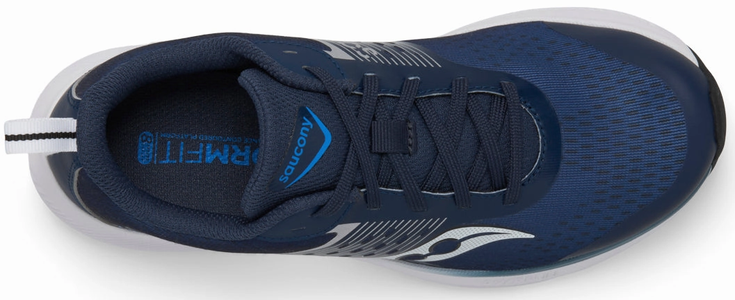 Saucony Ride KDZ Junior Running Shoes - Blue Trail Shoes