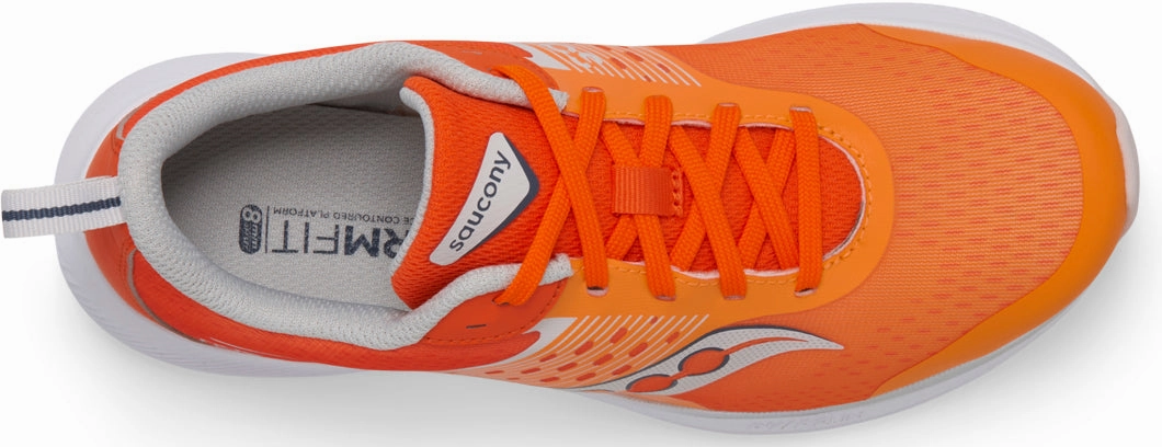 Saucony Ride KDZ Junior Running Shoes - Orange Smooth Ride Shoes