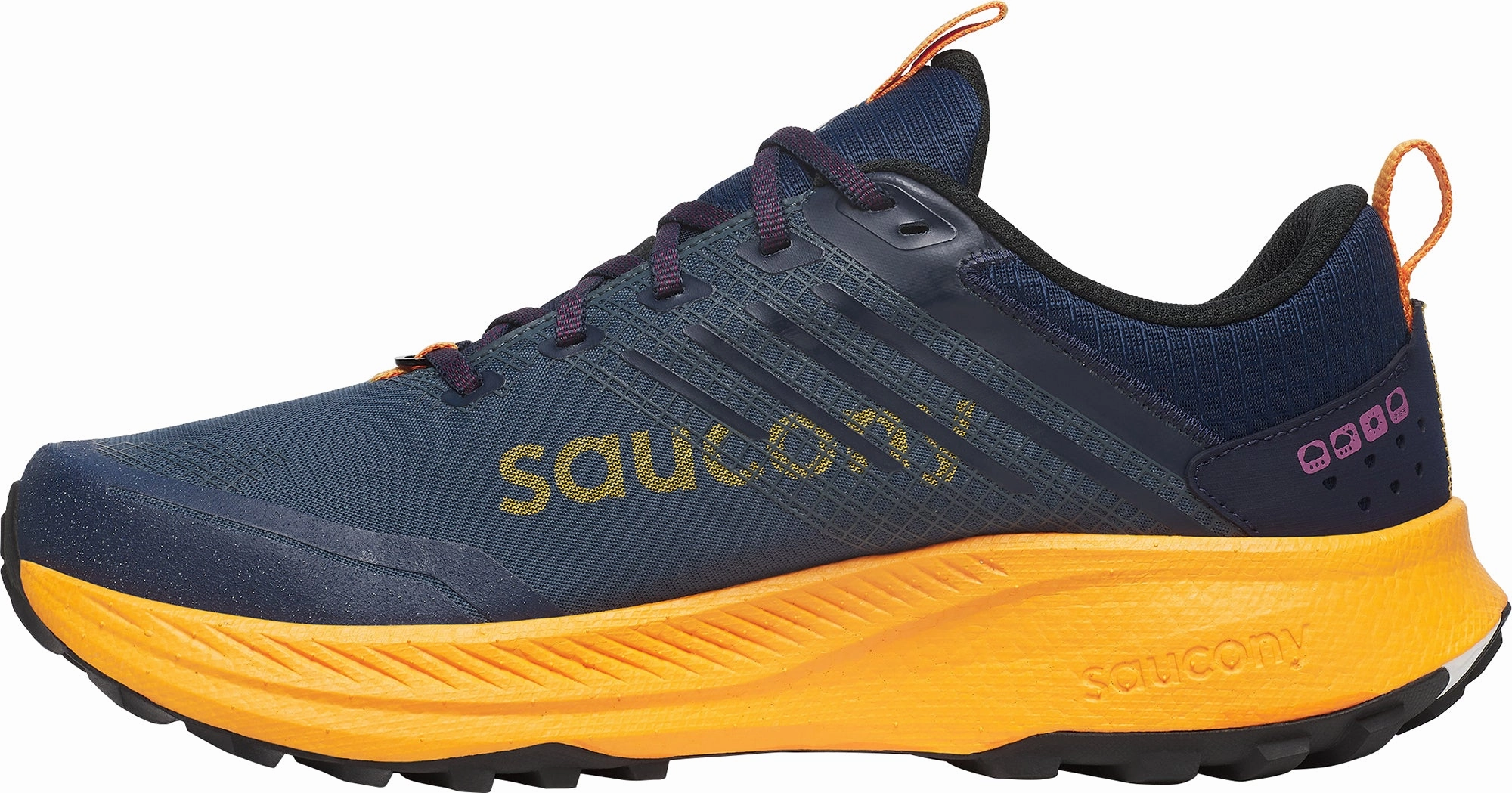 Saucony Ride TR2 GORE-TEX Mens Trail Running Shoes - Navy Smooth Ride Shoes