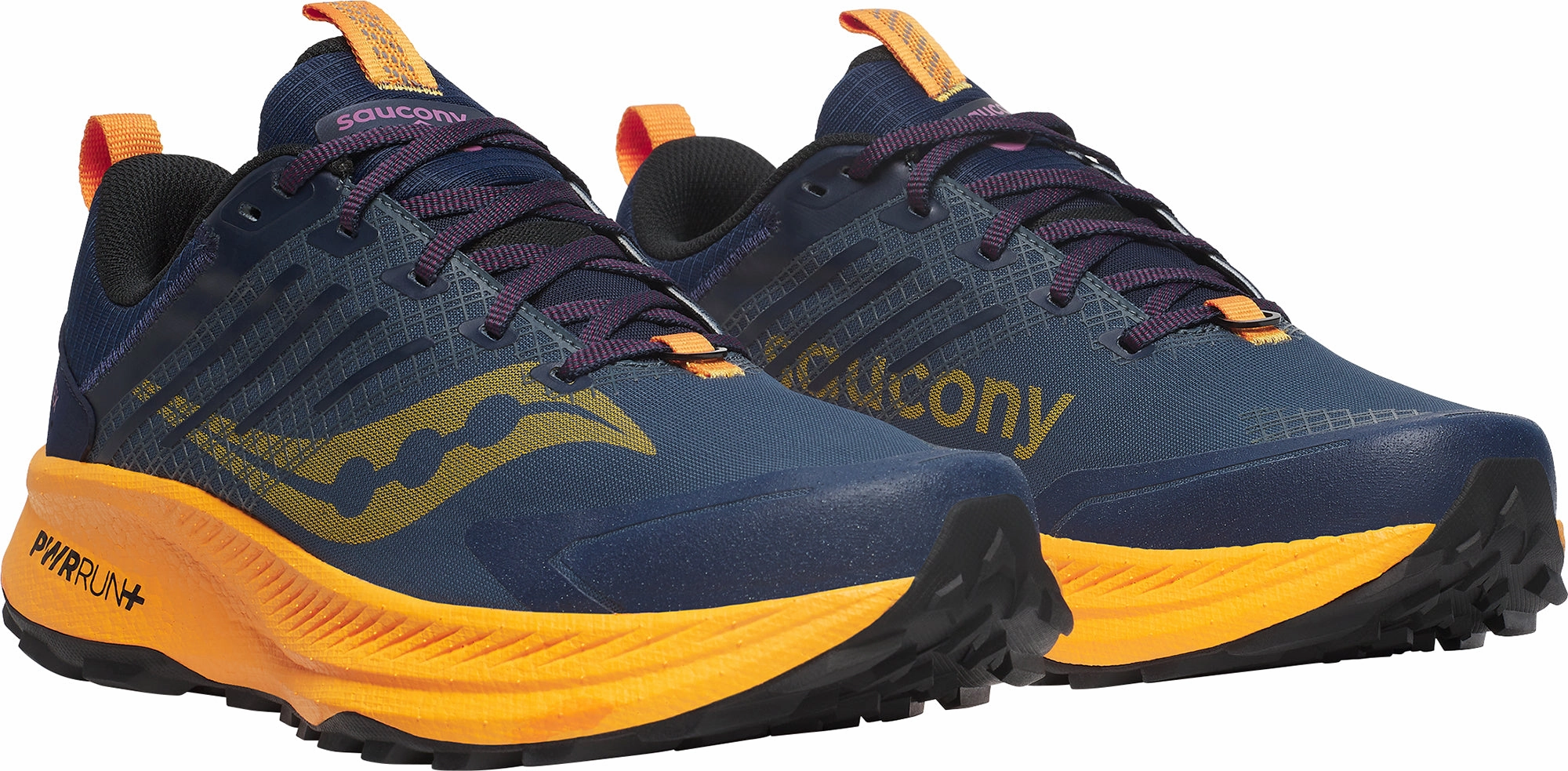 Saucony Ride TR2 GORE-TEX Mens Trail Running Shoes - Navy Smooth Ride Shoes