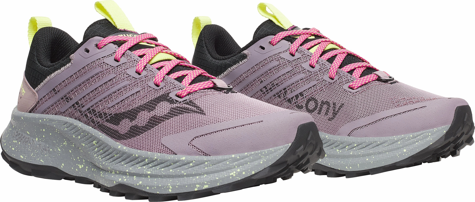 Saucony Ride TR2 Womens Trail Running Shoes - Purple Balanced Fit Runners