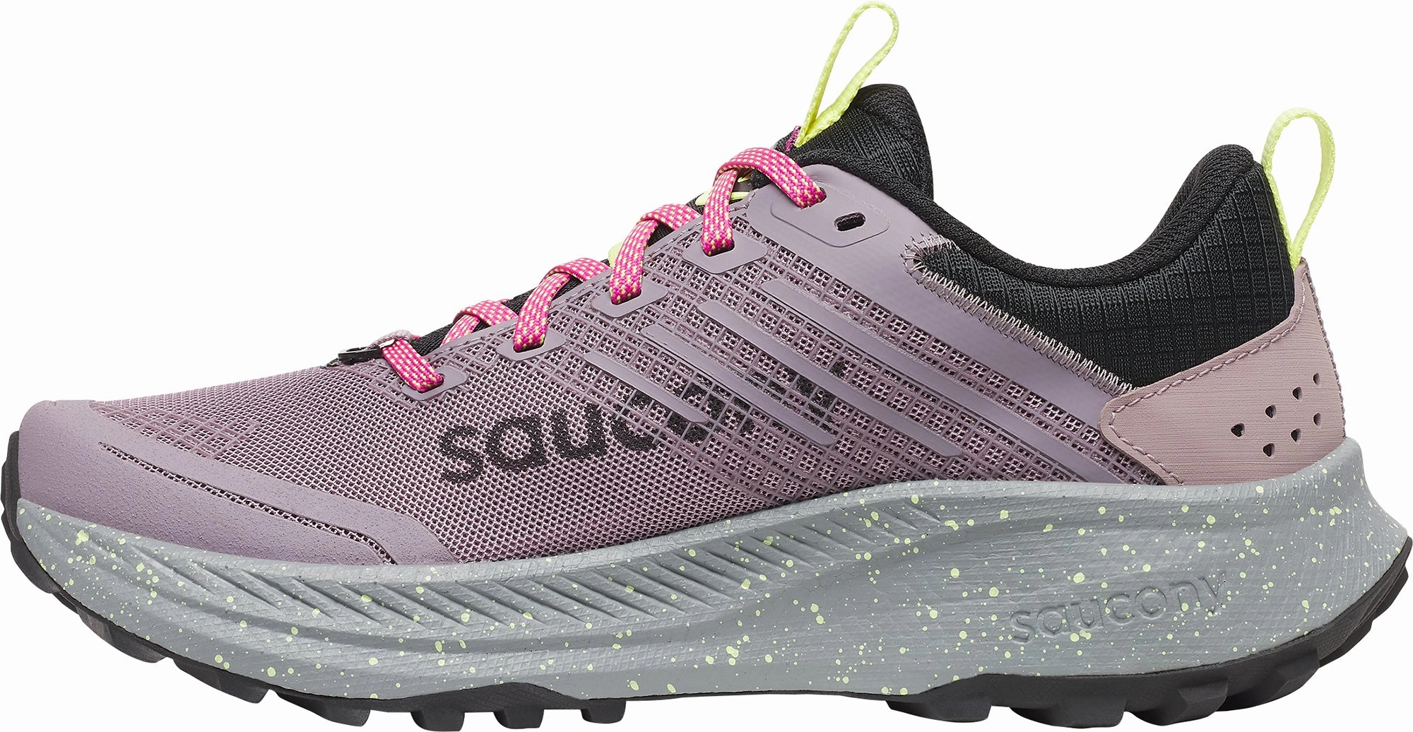 Saucony Ride TR2 Womens Trail Running Shoes - Purple Balanced Fit Runners