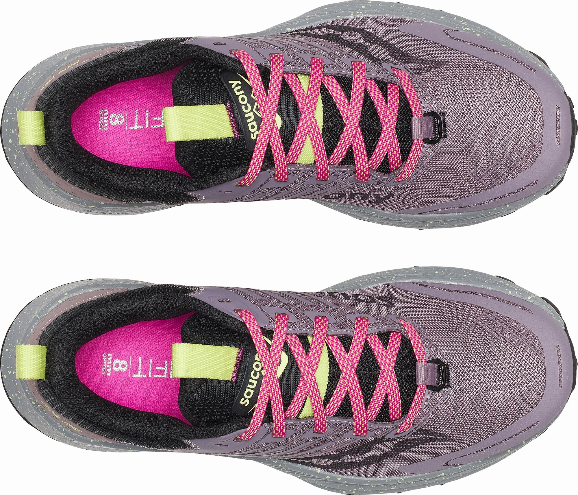 Saucony Ride TR2 Womens Trail Running Shoes - Purple Balanced Fit Runners