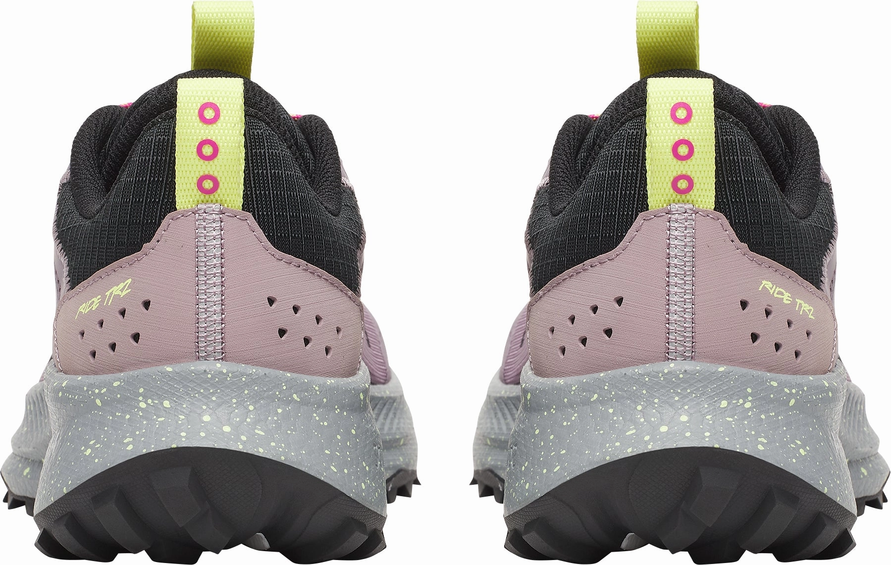 Saucony Ride TR2 Womens Trail Running Shoes - Purple Smooth Ride Shoes