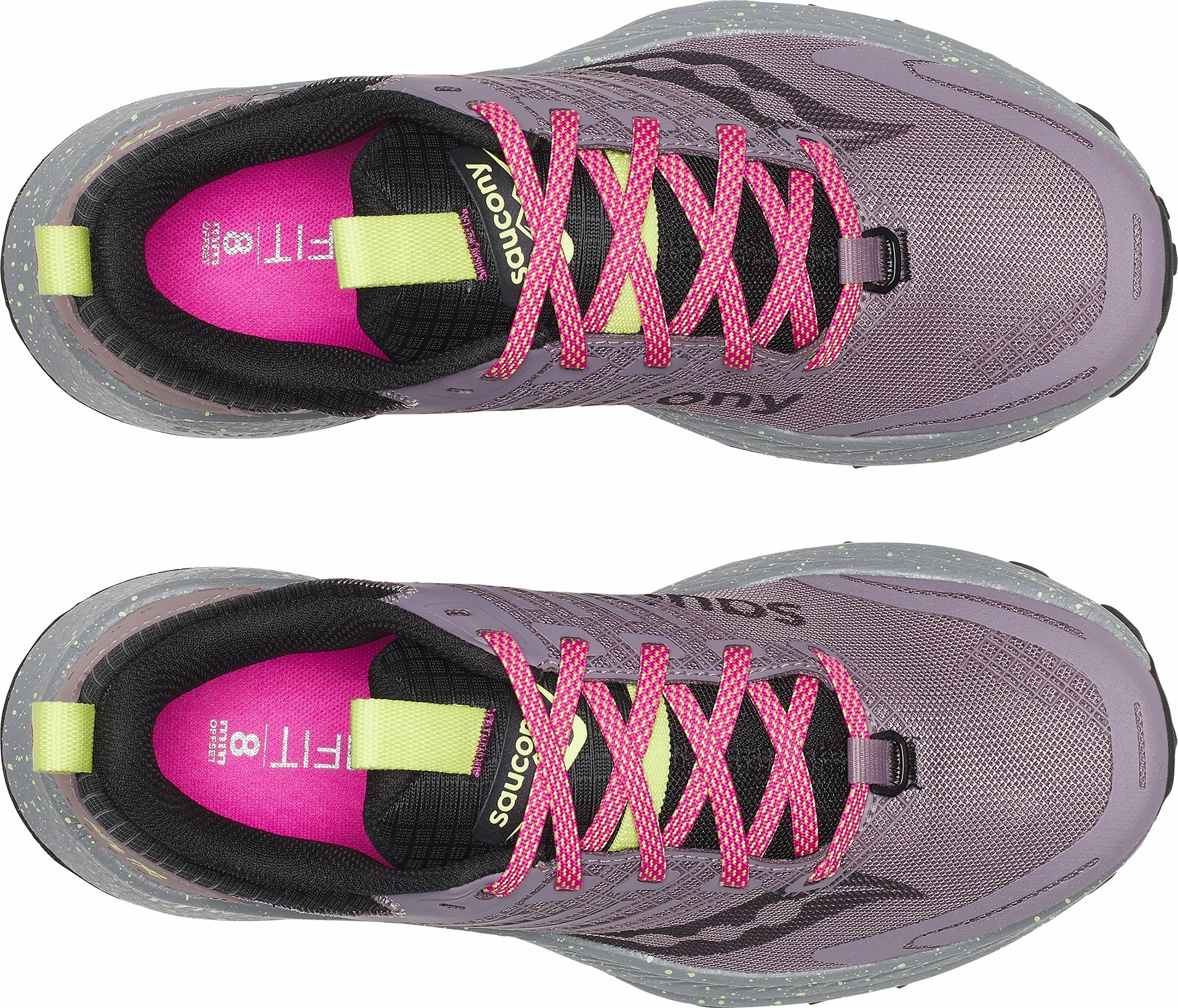 Saucony Ride TR2 Womens Trail Running Shoes - Purple Smooth Ride Shoes