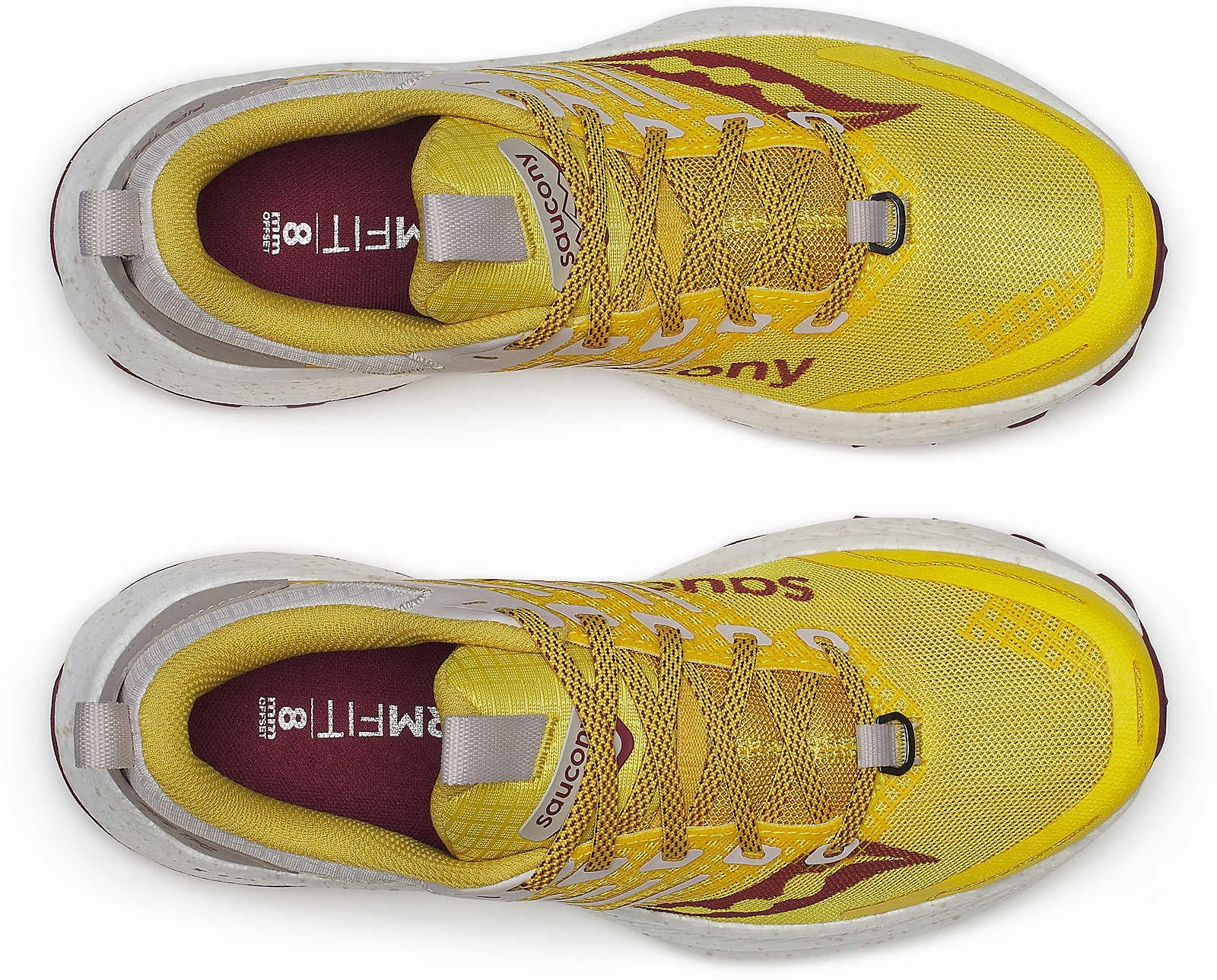 Saucony Ride TR2 Womens Trail Running Shoes - Yellow Smooth Ride Shoes