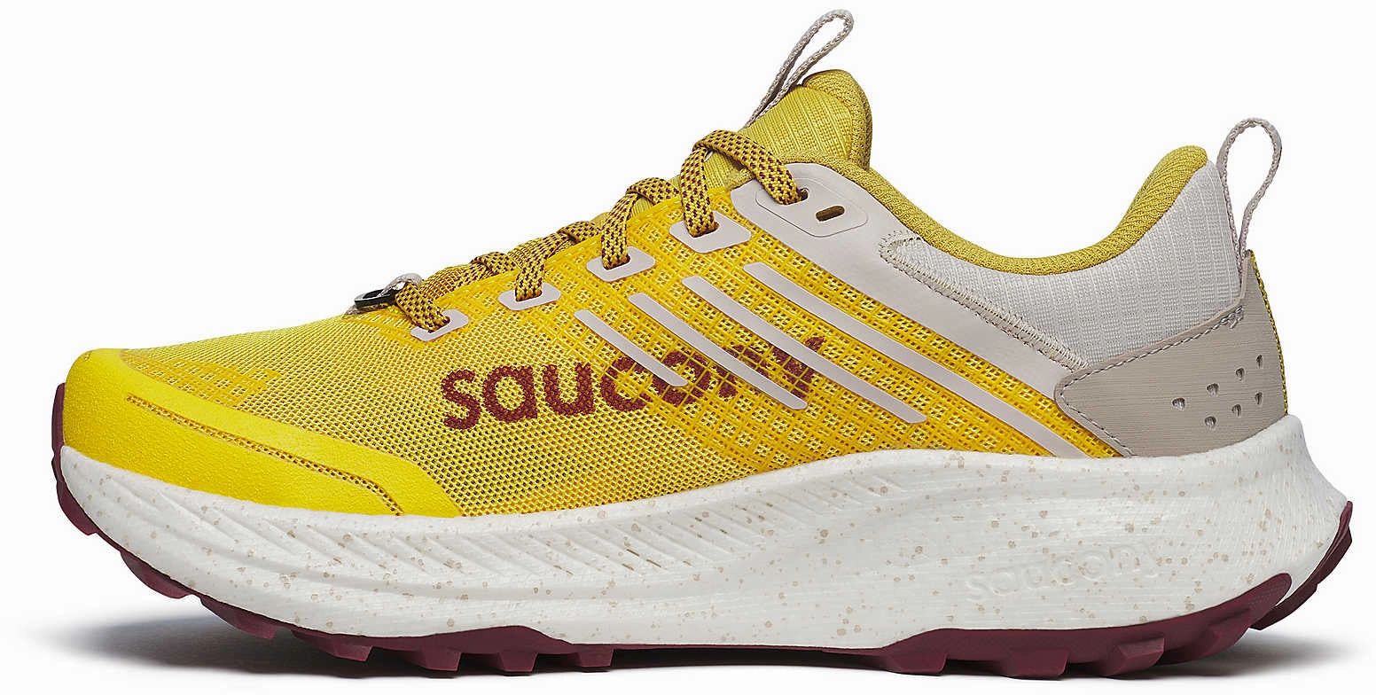 Saucony Ride TR2 Womens Trail Running Shoes - Yellow Smooth Ride Shoes