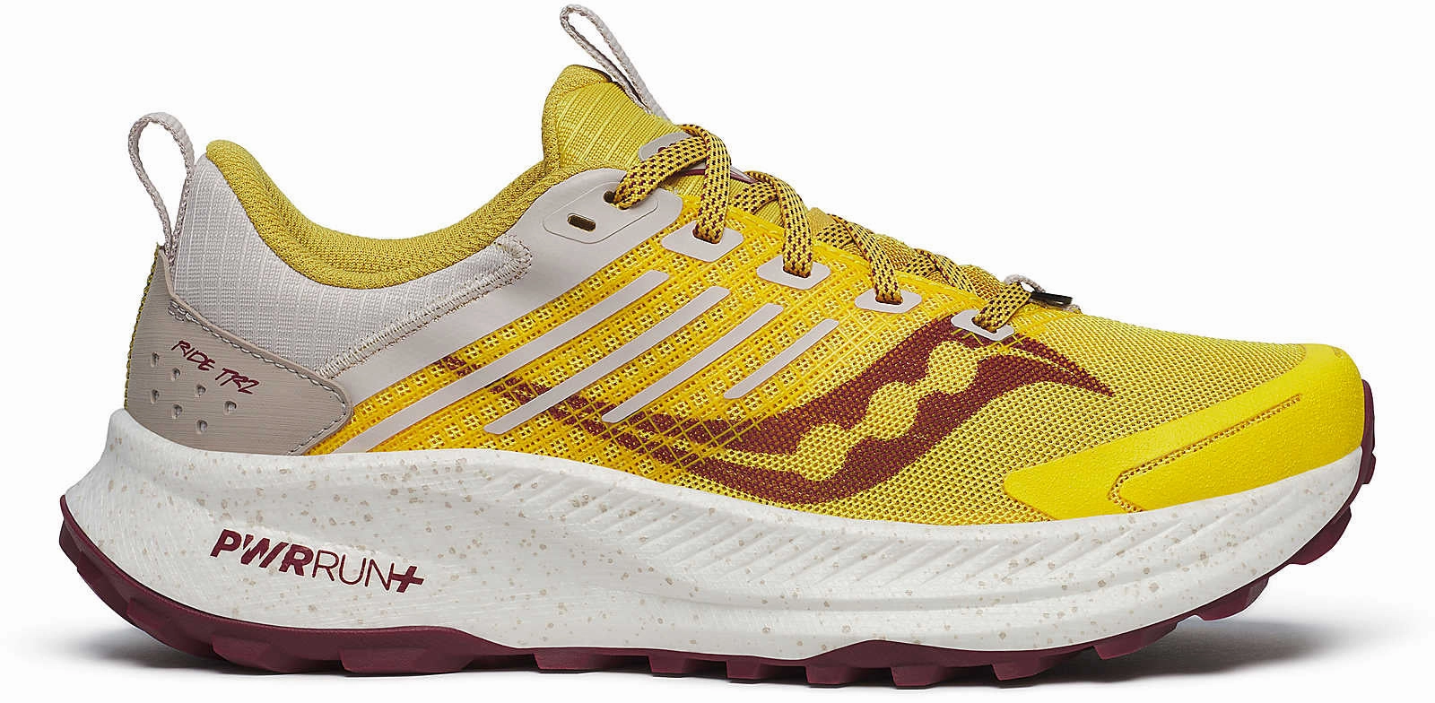 Saucony Ride TR2 Womens Trail Running Shoes - Yellow Saucony Ride shoes