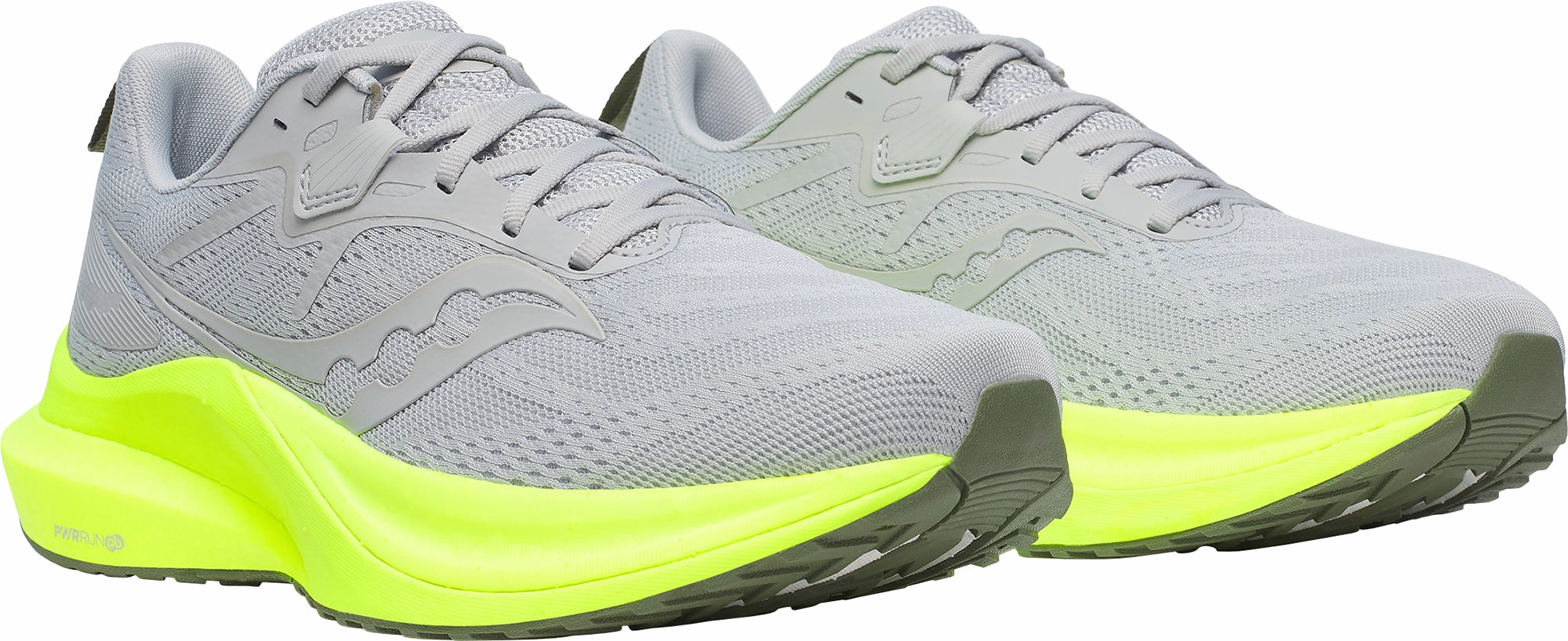 Saucony Tempus 2 Mens Running Shoes - Grey Balanced Fit Runners